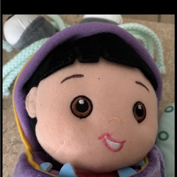 Disney Monsters Inc. Ultra Rare 10” Plush Adorable Baby Boo Doll Dressed. - Picture 9 of 9